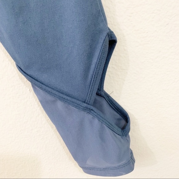 Marika Jade 7/8 Legging In Ombré Blue Mesh Ankle - Picture 8 of 8